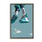 Stupell Industries Sporty Jump with Sneakers Floating Frame, design by Ray Powers
